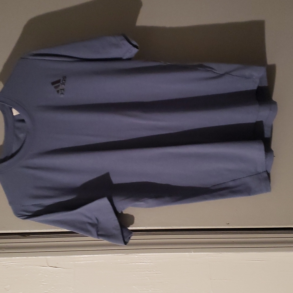ADIDAS FREE LIFT SHIRT BLUE SZ MEDIUM